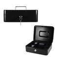 thumbnail image 1 of Moyic Caja de dinero Depósito bancario Acero Estaño Seguridad Contenedor de caja chica Caja de dinero con cerradura con llaves Conjuntos de muebles de dormitorio Numero 3 Moyic HA024848-03, 1 of 1