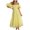 Yellow, variant on WENWU Women's Off the Shoulder Dress Short Puff Sleeve Casual A Line Ruffle Summer Dresses Women's Dresses Maxi for Women