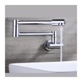 thumbnail image 2 of Wall Type Universal Rotating Folding All Copper Cold And Hot Optional Kitchen Faucet Washing Pool Mop Pool Dish Basin Foldable Sink Tap ,High Water Flow Rate, 2 of 5