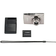 Canon PowerShot ELPH 360 HS A Digital Camera (Silver) | 20.2MP CMOS Sensor, 12x Optical Zoom & Built-In Wi-Fi | Compact Point-and-Shoot for Travel & Everyday Photography + 64GB Card + Bag + More