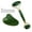 Green double - headed roller + scraping board (packed in OPPO bag), variant on Rose Quartz Face Roller & Gua Sha Set, Skincare Tools for De-Puffing, Sculpting & a Radiant Glow, Natural Stone Facial Massager for Face, Eyes, and Neck,Purple  (packed in OPPO bag)