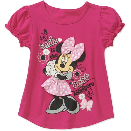 Disney Baby Girls' Minnie Short Sleeve Graphic Tee
