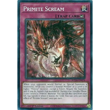 YuGiOh Supreme Darkness Common Primite Scream SUDA-EN076