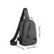 thumbnail image 3 of Bolso bandolera impermeable para hombre, mochila de hombro, bolso de mensajero deportivo impermeable para exteriores, mochila de viaje multiusos ligera para el trayecto diario al trabajo., 3 of 6