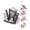 Dark Brown, variant on 24-Piece Wig Accessory Kit: Steel 7-Tooth Combs for Wig Caps, Hairpiece Clips, and Tools (Blonde)