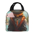 thumbnail image 1 of Disketp Riverside Meditating Cat Bolsa Térmica para Almuerzo para Hombre y Mujer, Ideal para Trabajo, Senderismo y Picnic, 1 of 8