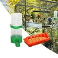 thumbnail image 5 of Chick Feeder and Bird Wering Bottle Wer Feeder Cage Hanging Poultry Feeding Bowl for Bird, Duck, Small Animals Medium, 5 of 8
