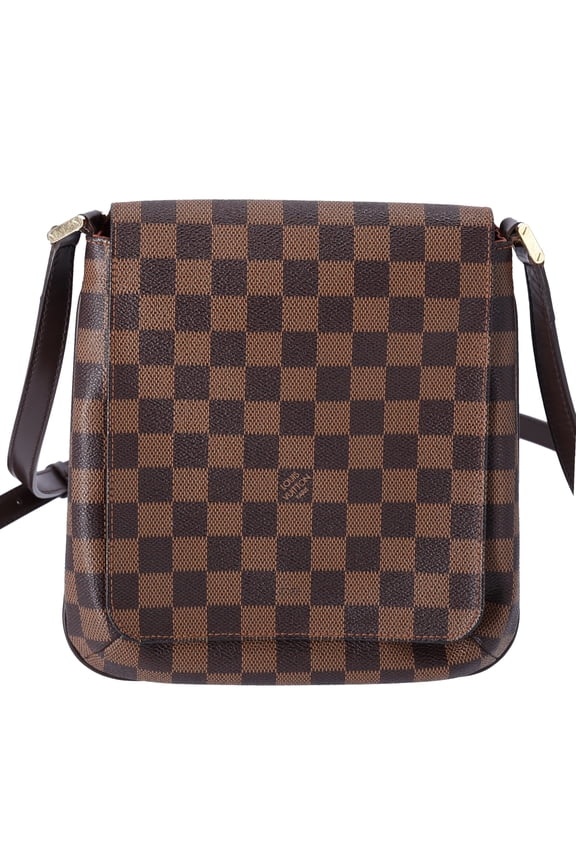 Pre-Owned Louis Vuitton Musette Salsa Long Strap Damier Ebene Shoulder Bag N51300