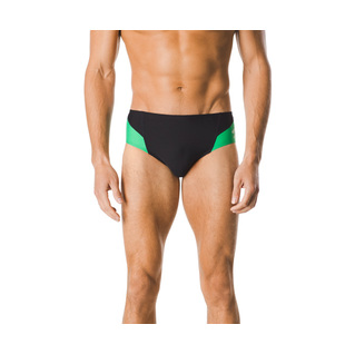 Size 26 Navy//Bright Zest Speedo Boys Essential Logo Briefs