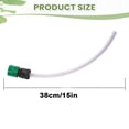 thumbnail image 3 of 2 Pack Pressure Washer Hose, 15in Long Extension Tube, Car Washing Adapter Pipe for Water Spraying, Fits Battery Powered Garden Washers for Outdoor Vehicle Patio Surface Cleaning, 3 of 8