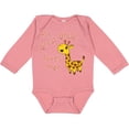 thumbnail image 3 of Inktastic My Great Uncle Loves Me- Cute Giraffe Boys or Girls Long Sleeve Baby Bodysuit, 3 of 5