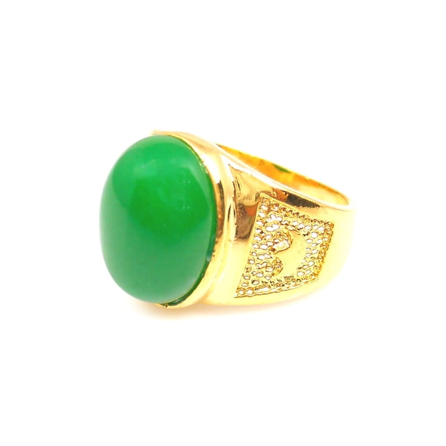 Minnieouse Anillo grande Vintage boda compromiso fecha trabajo viaje playa escuela oficina tienda decoración joyería cumpleaños para mujer hombre Ropa, zapatos y accesorios Miscelánea Verde Minnieouse AP014453-02