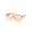 Beige, variant on Square Flat Top Shield Sunglasses One Piece Frameless Stylish Women Men UV400 B2765
