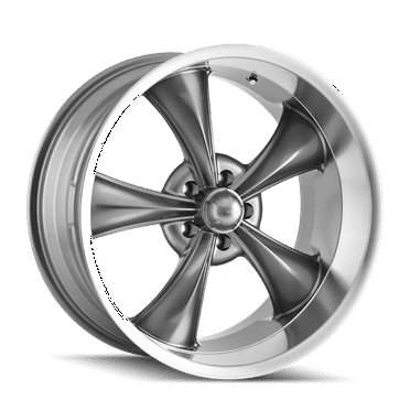 Ridler 695 18X8 5X114.3 0Et 83.82Cb Grey W/Machined Lip