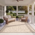 thumbnail image 3 of Safavieh Courtyard Kevin Floral Indoor/Outdoor Area Rug, Natural/Brown, 7'10" x 7'10" Square, 3 of 11
