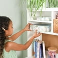 thumbnail image 4 of Guidecraft Madison Kids Desk with Hutch and Chair Set - White: Kids Wooden Bedroom Writing Table with Storage, Wood Study Table for Kids with Hutch, 4 of 8