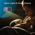 thumbnail image 3 of Letsfit White Noise Machine with Adjustable Baby Night Light for Sleeping, 14 High Fidelity Sleep Machine Soundtracks, Timer and Memory Feature-Gray, 3 of 8