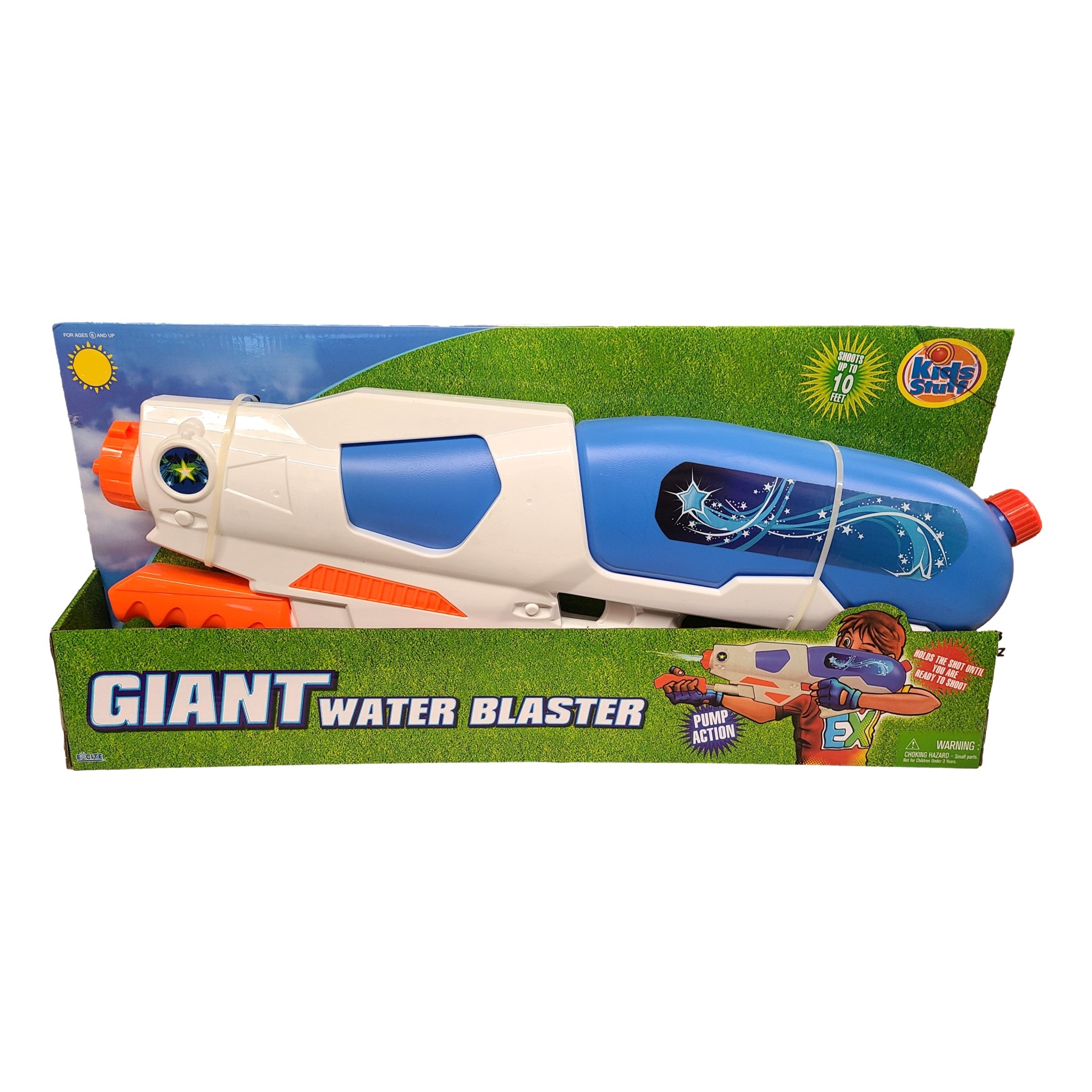 Giant Water Blaster Air Pump Squirt Gun Soaker Action 24 in with