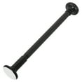 thumbnail image 1 of Unique Bargains 16-20 Inch Black Telescopic Curtain Rods, Adjustable Stainless Steel Shower Curtain Rod for Bathroom Bedroom, 1 of 5