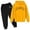 Yellow, variant on Big Kid Boy Clothes Letter Printed Long Sleeved Hoodies Sweatshirt   Pants Fall Winter Outfits Set for Boy7-8 Years