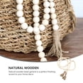 thumbnail image 2 of JIAHUI Wood Bead Garland with Tassels Farmhouse Beads Rustic Home Country Decor, 2 of 9