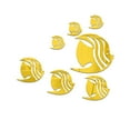 thumbnail image 2 of Wall Stickers Sea Animals Fishes Theme Waterproof Acrylic Mirror Wall Decor Stickers Removable Dog Diy Sticky Mural Stickers Decals For Living Room Kid Baby Bedroom Bathroom,Gold Home Wall Stickers, 2 of 4