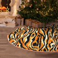 thumbnail image 5 of Sikiie Zebra Nativity Christmas Tree Skirt, Jesus Christian Winter Holiday Tree Mat Decoration(30-48IN)48", 5 of 6