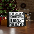 thumbnail image 4 of Inspirational Wall Art If It Doesn't Challenge You Wall Art Motivation Wall Decor for Home Office Gym Inspiring Success Quote Print Ready to Hang Unframed, 4 of 16