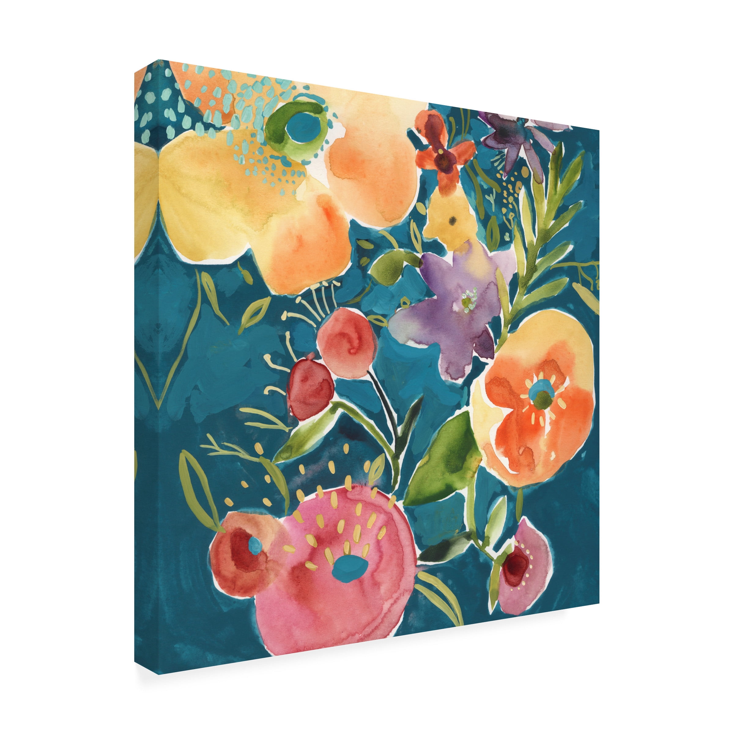 Chariklia Zarris 'Abundant Florals I' Canvas Art