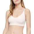 thumbnail image 5 of Calvin Klein Women's Invisibles Wirefree Lightly Lined Triangle Bralette, Nymph's Thigh, L, 5 of 7