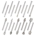 thumbnail image 1 of Electric Accessory,Shank Hss Tools File Cutter Rotary Burrs 20pcs Shank Hss Set Tools File Burrs Set Tools Jinmie Buzhi Rookin Siuke, 1 of 6