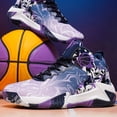 thumbnail image 3 of New Outdoor Basketball Sneakers, Stylish Lace-Up Rubber Athletic Footwear, Comfortable And Breathable Shoes for Men, 3 of 8