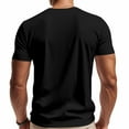 thumbnail image 3 of VSSSJ Mens Henley Shirts Short Sleeve Summer Casual V Neck Tee Shirts Regular Fit Fashion Sport Basic Tee Shirts Top Black XXXL, 3 of 7