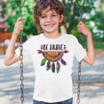 thumbnail image 3 of Tee Hunt Be Brave Dream Catcher Youth T-Shirt Dean Russo Motivation Yolo Kids, White, Large, 3 of 5