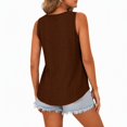 thumbnail image 3 of Tank Tops for Women Sleeveless Loose Fit Casual Summer Eyelet Scoop Neck Shirts for Daily Beach Wear, 3 of 7