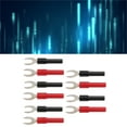 thumbnail image 4 of Y Spade Plug, 4mm Jack Nickel Plated U Fork Spade Connector 10pcs  For Multimeters, 4 of 8