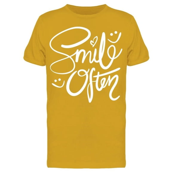 Smile Often Smiley Faces Tee Men's -Image by Shutterstock