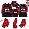 thumbnail image 2 of Pijamas navideños familiares, conjunto de disfraz para el hogar, pijamas navideños con estampado a cuadros, pijamas navideños familiares a juego, 2 of 5