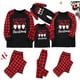 thumbnail image 2 of Pijamas navideños familiares, conjunto de disfraz para el hogar, pijamas navideños con estampado a cuadros, pijamas navideños familiares a juego, 2 of 5