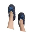 thumbnail image 3 of Slippers for Women Closed Toe Thick Warm Indoor And Outdoor Shoes Fuzzy Memory Foam Slip On Home Slippers, 3 of 5