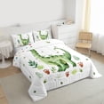 thumbnail image 3 of Castle Fairy Child Kawaii Animal Dino Full Size Comforter Sets,Cute Dinosaur Bedding Sets, 3 of 8