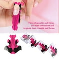 thumbnail image 3 of Nail Forms, Nail Extension Form Stickers 100pcs Nail Art Tips Guide Stickers for Acrylic and UV Gel Nail Extension Nail Polish Styling Tools Curl Forms, 3 of 5