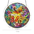 thumbnail image 3 of RICHMJ Acrylic Puzzles Suncatcher Window Hanging, 83 Pieces 7.4 Inch Sun Catcher Highland&Flower Acrylic Puzzles, Garden Decoration for Women Men Birthday Gift Home Decor (A), 3 of 9