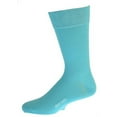 thumbnail image 4 of Sierra Socks Men's Crew Cotton Solid Vibrant Colorful Seamless Toe Socks 3 Pair Pack (Yellow/Red/Turquoise), 4 of 6