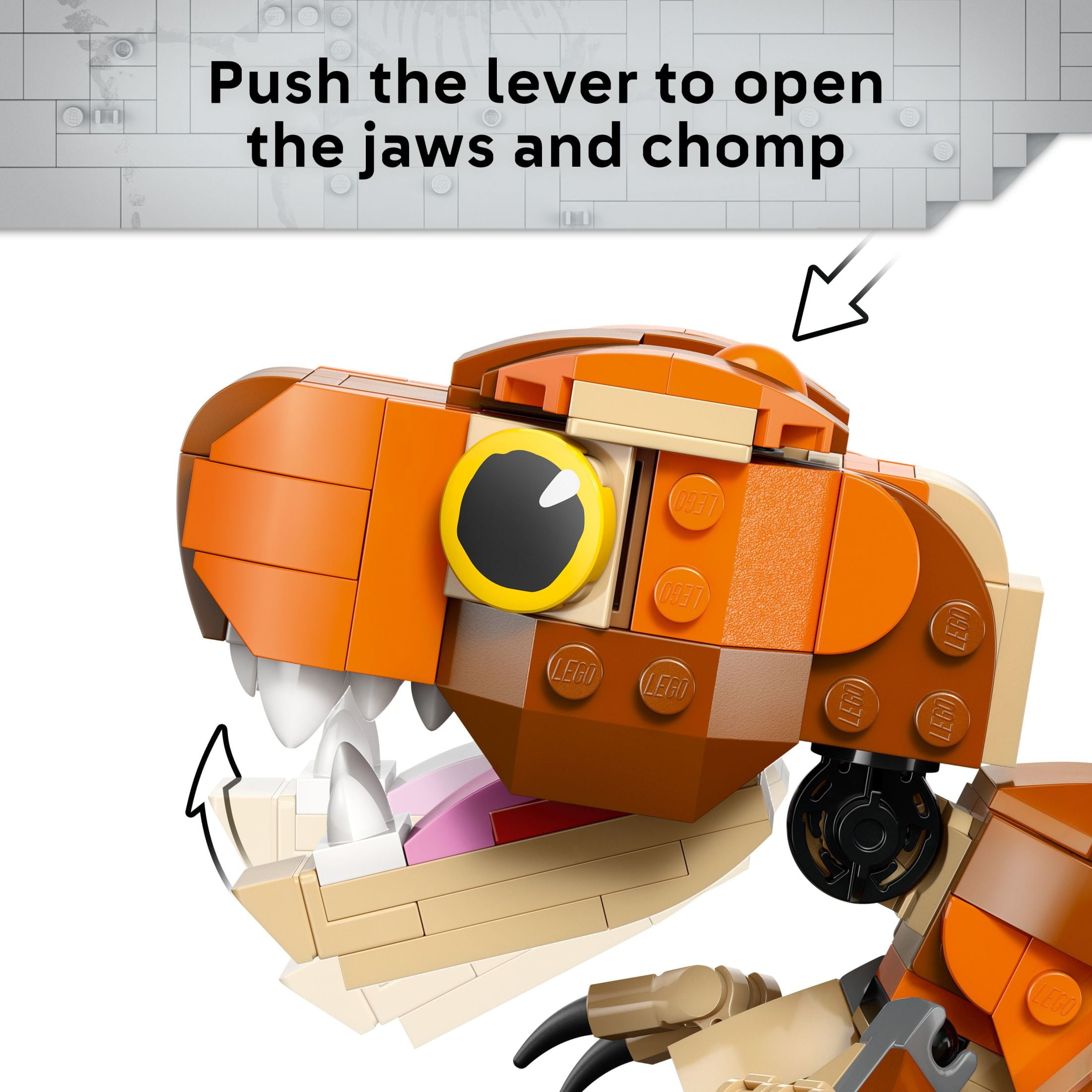 LEGO Jurassic World Little Eatie T. rex Toy, Ages 7+, Dinosaur