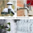 thumbnail image 4 of Comefolife Outdoor Faucet Covers for Winter, Outside Garden Hose Bib Covers for Winter Freeze Protection Pipe Insulation Reusable Water Resistant Insulation Spigot Cover, Green (5.91*8.27IN,4PC), 4 of 7