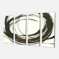 thumbnail image 1 of Designart - Gold Glamour Circle III - Posh & Luxe Gallery-wrapped Canvas, 1 of 1