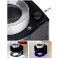 thumbnail image 3 of 2pcs 30X Scale Desktop Magnifier with 3 LED Mini Handheld Illuminated Magnifying Glass Dual Optical Glass Jeweler Loupe, 3 of 5