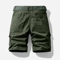 thumbnail image 4 of Homeyce Mens Military Cargo Shorts Multi Pockets Twill Elastic Waist Shorts Pants Drawstring Ripstop Straight Leg Camo Cargo Shorts Loose Fit Hiking Outdoor Lightweight Work Bermuda Short,Green S, 4 of 5