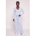 thumbnail image 2 of Women's Velour Zip Front Sweatshirt, 2 of 4